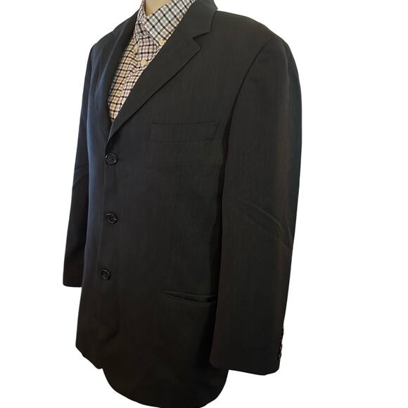 Hugo Boss Einstein Sigma Three Button Blazer, Black, 42 Short, 100% Virgin Wool - Picture 2 of 8